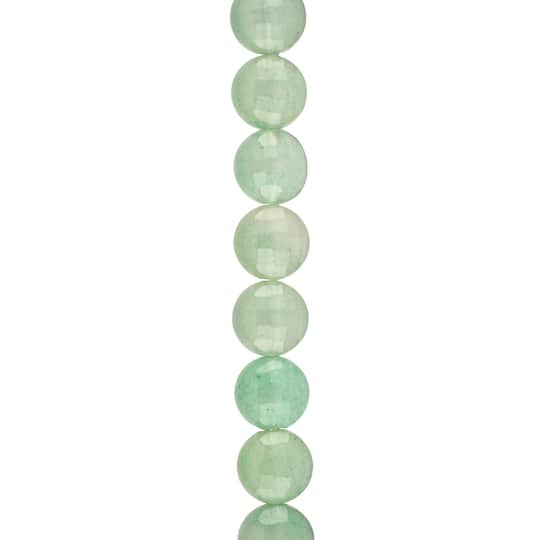 Green Faceted Aventurine Coin Beads, 8mm by Bead Landing&#x2122;